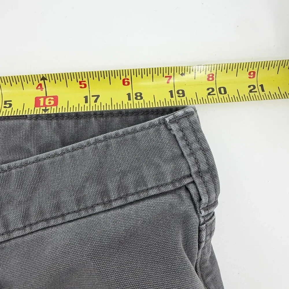 Carhartt‎ Cargo Pants Mens 40X30 (38x28 ACTUAL) Gray Relaxed Fit Workwear